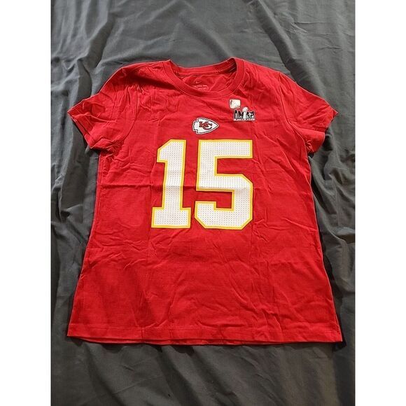 PATRICK MAHOMES KANSAS CITY CHIEFS NIKE T-SHIRT RED‎ THE NIKE TEE MEDIUM - Picture 1 of 8